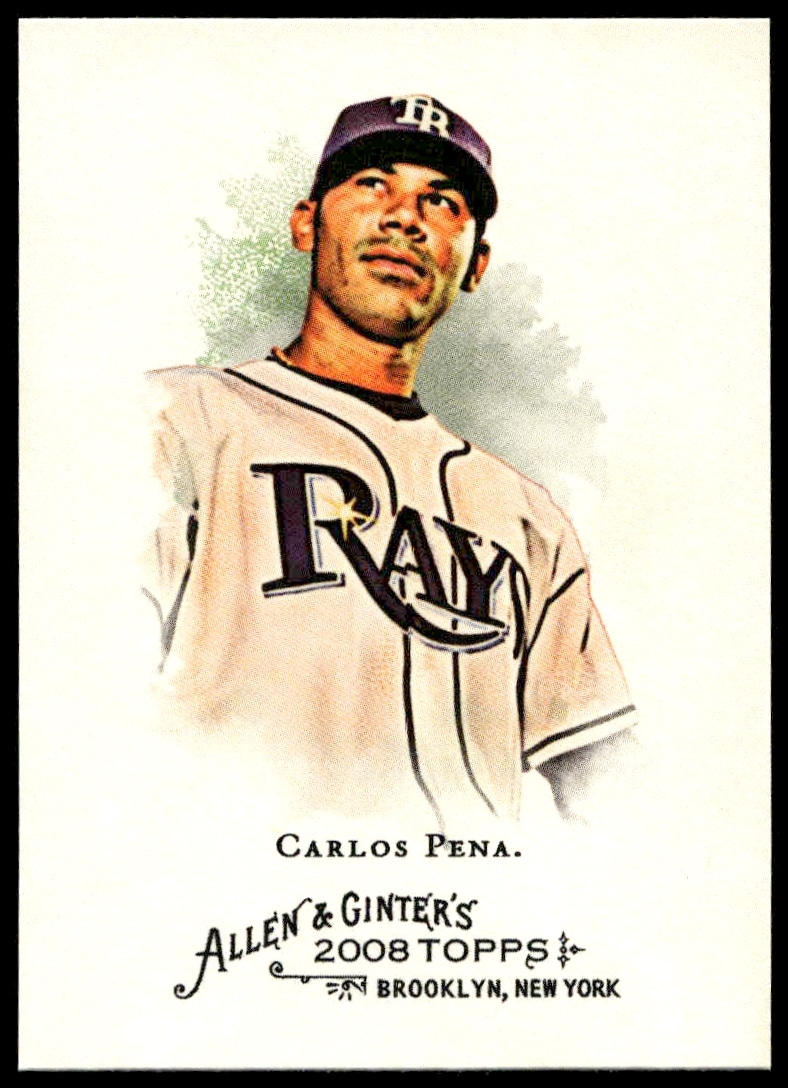 2008 Topps Allen & Ginter Carlos Pena #185 (Front)