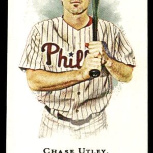 2008 Topps Allen & Ginter Chase Utley Mini #110 (Front)