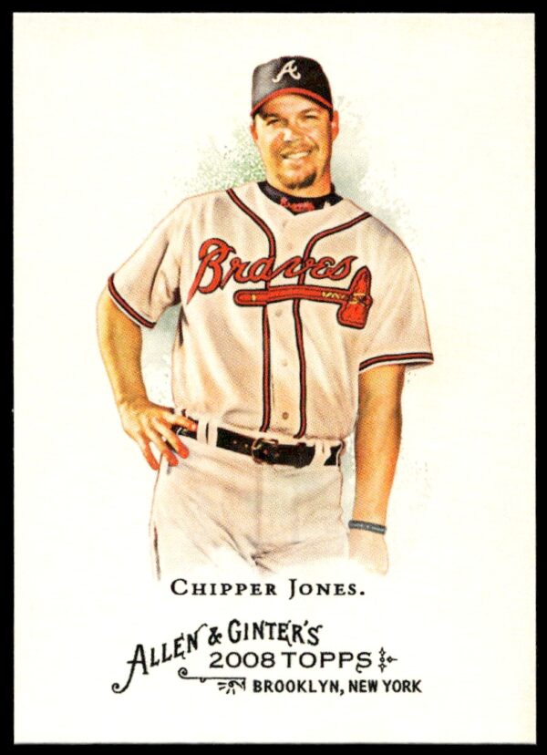 2008 Topps Allen & Ginter Chipper Jones #175 (Front)