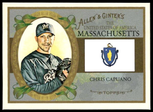 2008 Topps Allen & Ginter Chris Capuano United States #US21 (Front)