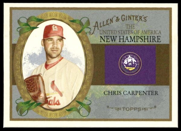 2008 Topps Allen & Ginter Chris Carpenter United States #US29 (Front)