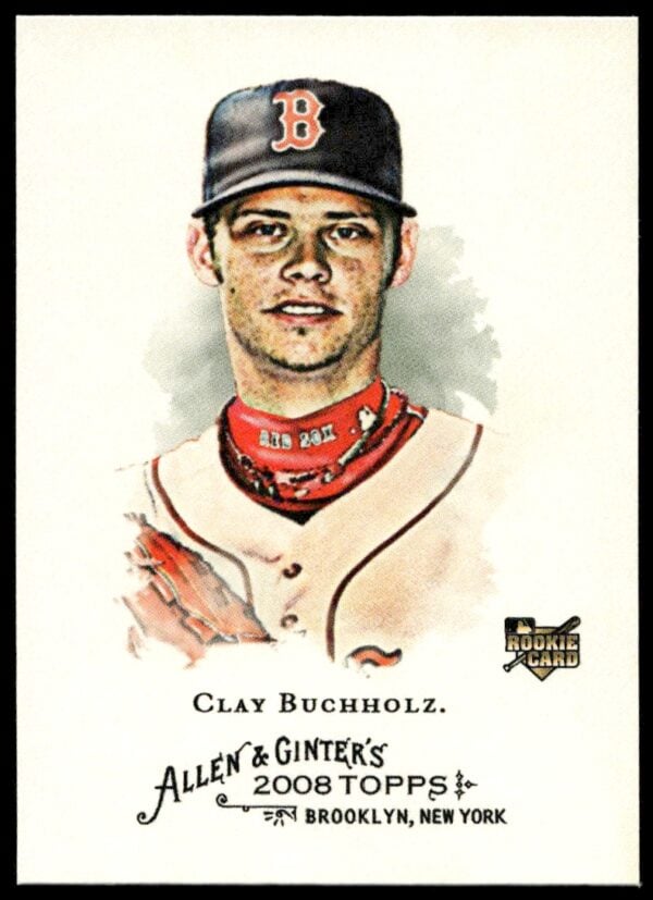 2008 Topps Allen & Ginter Clay Buchholz #153 (Front)