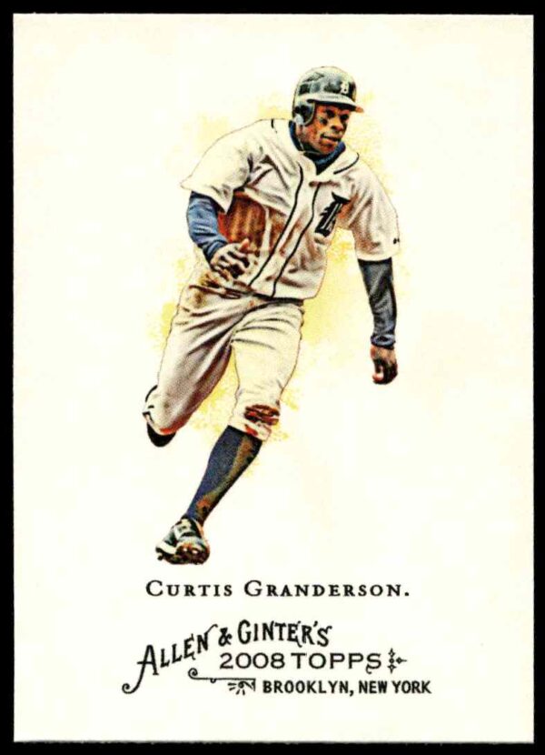 2008 Topps Allen & Ginter Curtis Granderson #85 (Front)