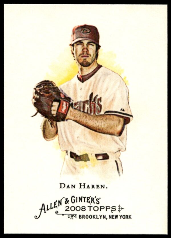 2008 Topps Allen & Ginter Dan Haren #235 (Front)