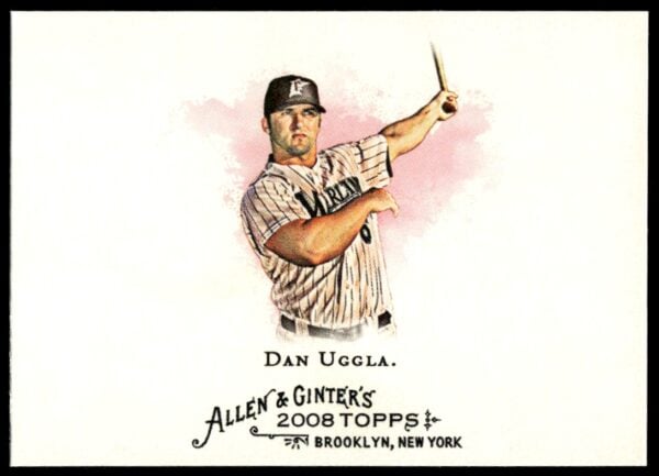 2008 Topps Allen & Ginter Dan Uggla #111 (Front)