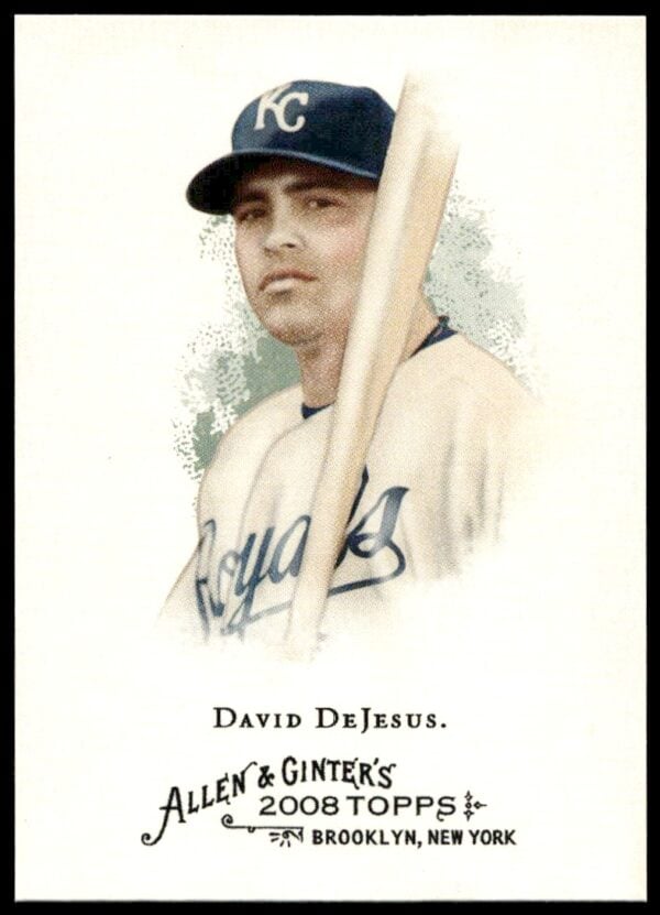 2008 Topps Allen & Ginter David DeJesus #347 (Front)