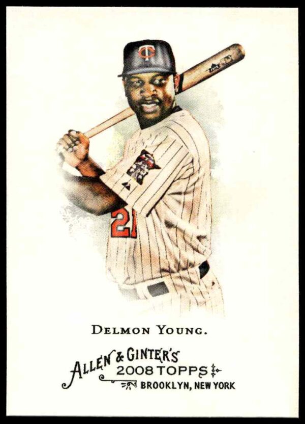 2008 Topps Allen & Ginter Delmon Young #156 (Front)