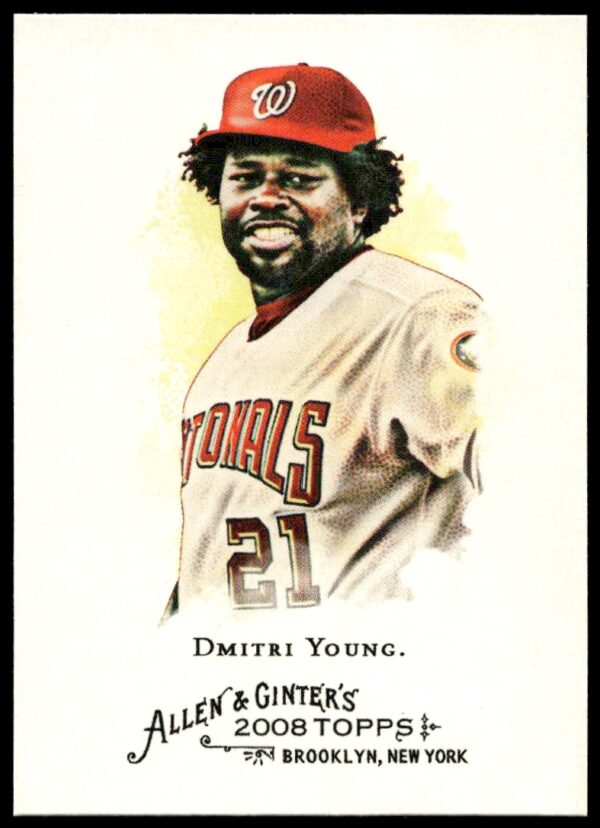 2008 Topps Allen & Ginter Dmitri Young #320 (Front)