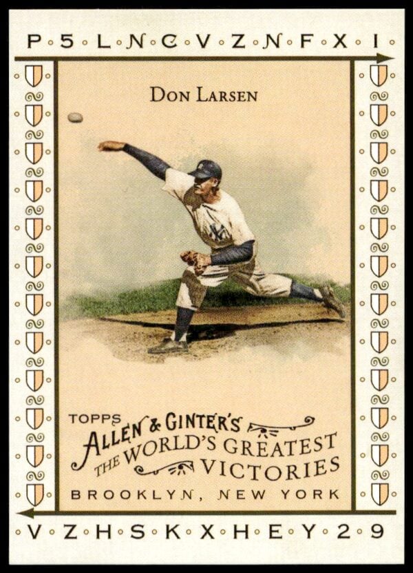 2008 Topps Allen & Ginter Don Larsen World's Greatest Victories #12 (Front)
