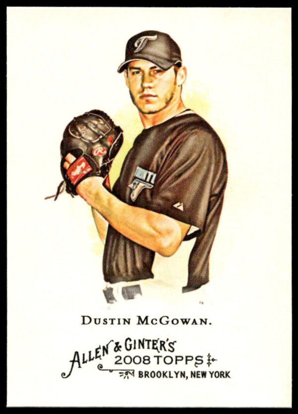 2008 Topps Allen & Ginter Dustin McGowan #214 (Front)