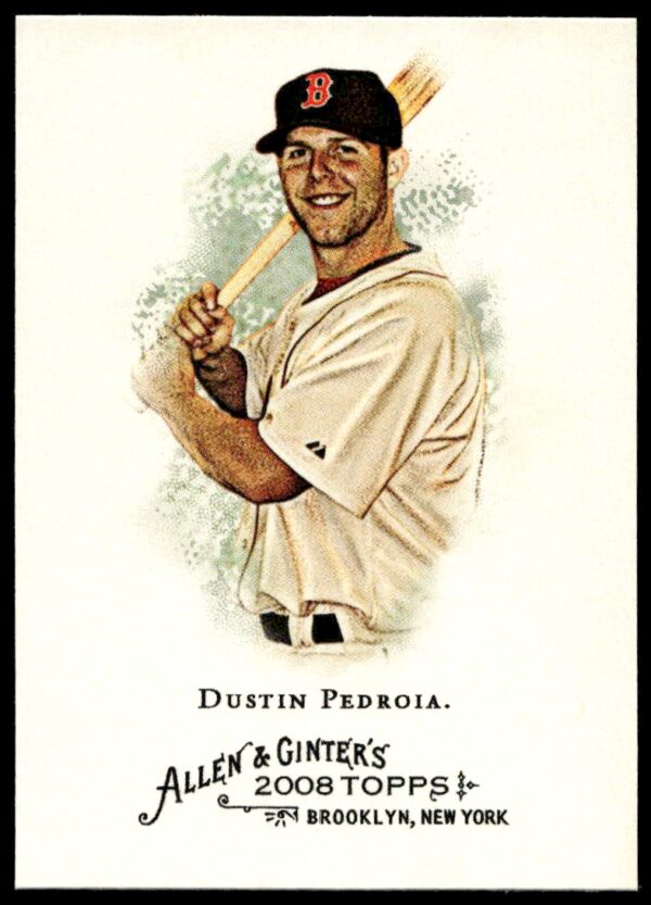 2008 Topps Allen & Ginter Dustin Pedroia #62 (Front)