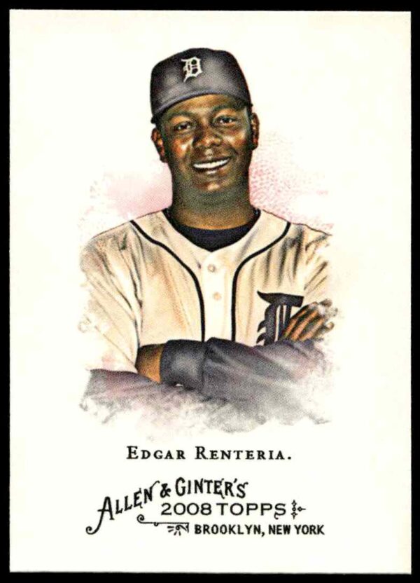 2008 Topps Allen & Ginter Edgar Renteria #196 (Front)