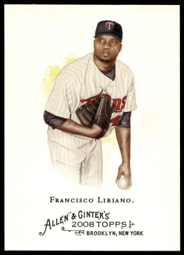 2008 Topps Allen & Ginter Francisco Liriano #345 (Front)