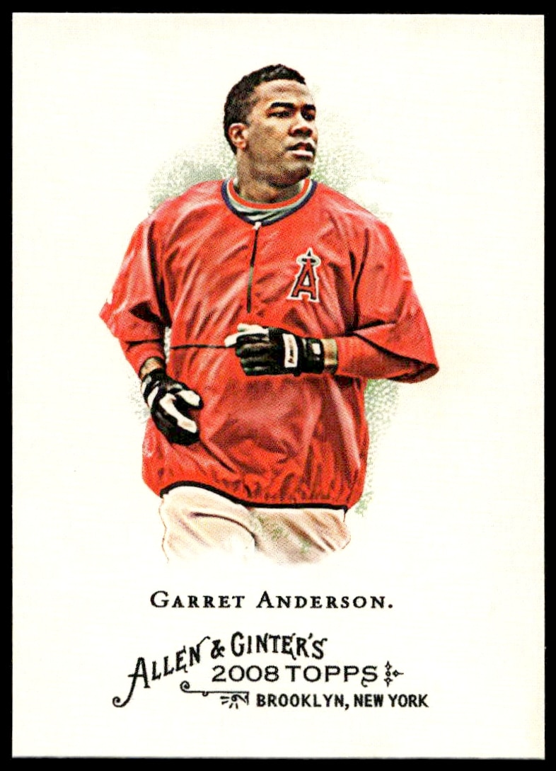 2008 Topps Allen & Ginter Garret Anderson #256 (Front)