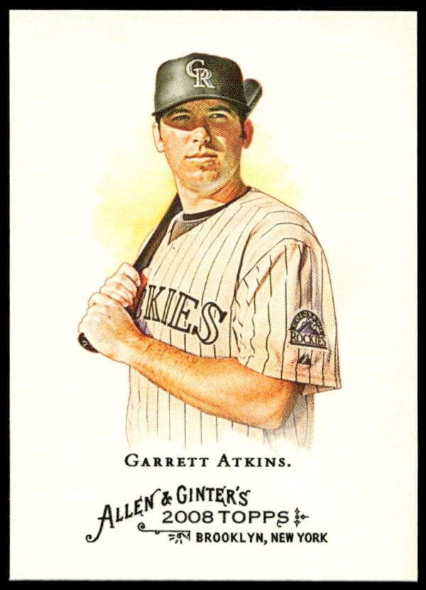 2008 Topps Allen & Ginter Garrett Atkins #95 (Front)