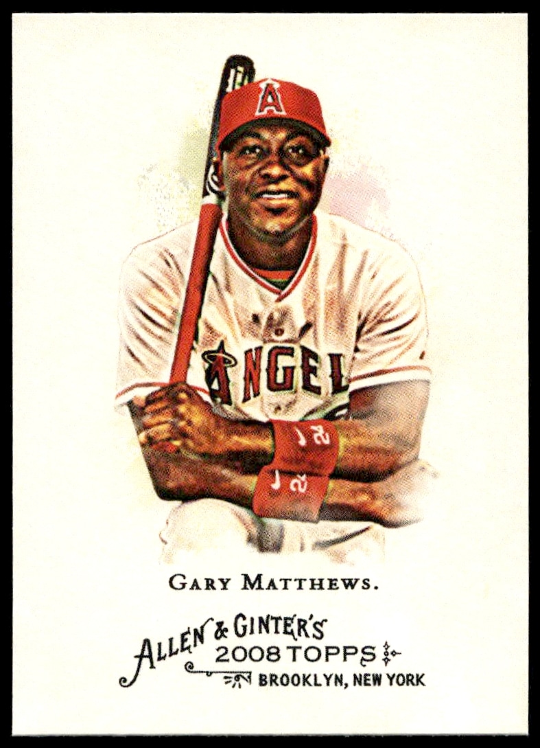 2008 Topps Allen & Ginter Gary Matthews #132 (Front)