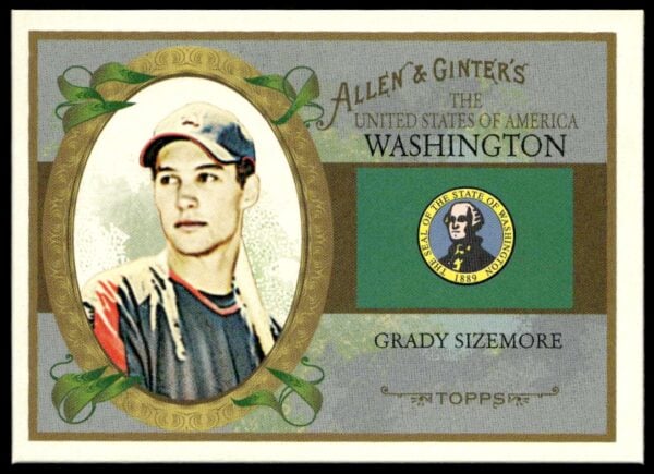 2008 Topps Allen & Ginter Grady Sizemore United States #US47 (Front)