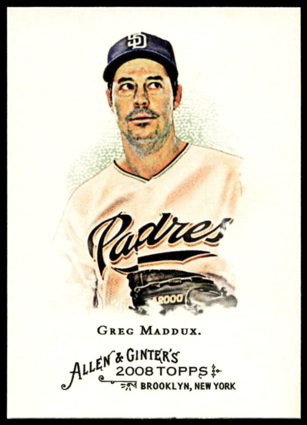 2008 Topps Allen & Ginter Greg Maddux #124 (Front)