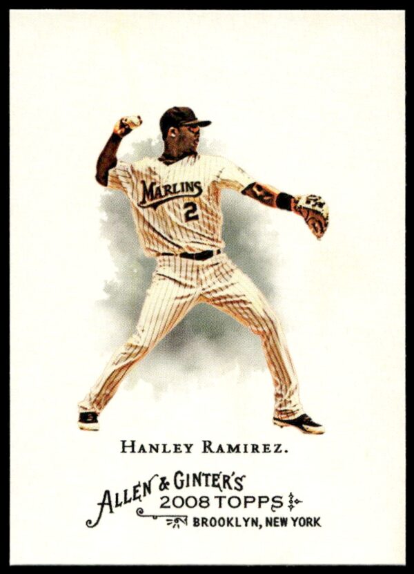 2008 Topps Allen & Ginter Hanley Ramirez #80 (Front)