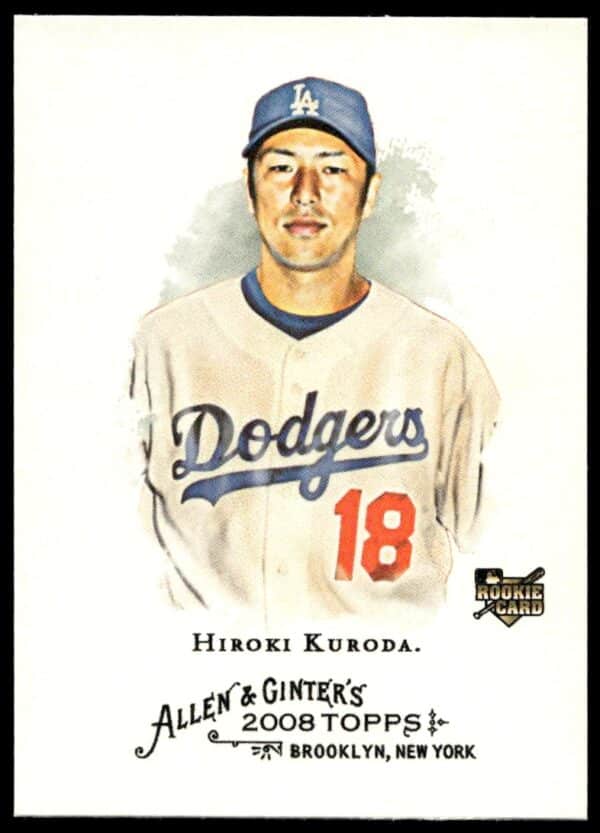 2008 Topps Allen & Ginter Hiroki Kuroda #16 (Front)