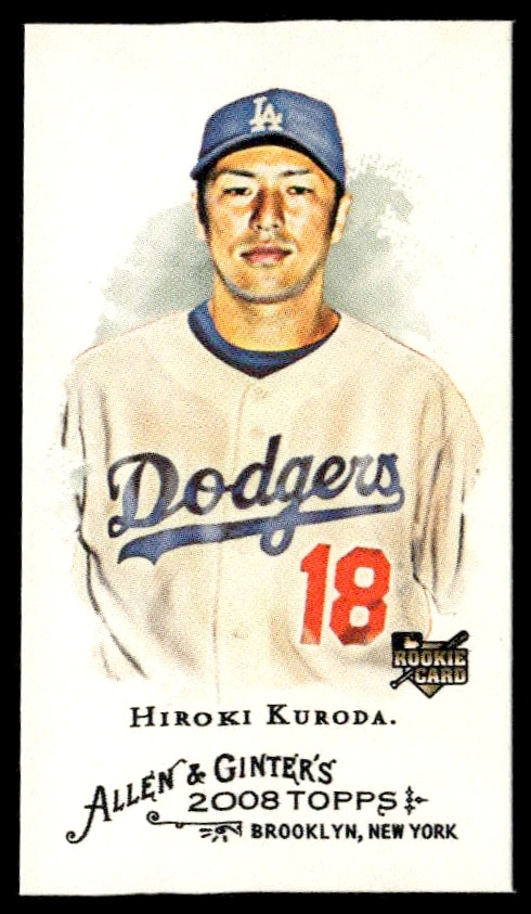 2008 Topps Allen & Ginter Hiroki Kuroda Mini #16 (Front)