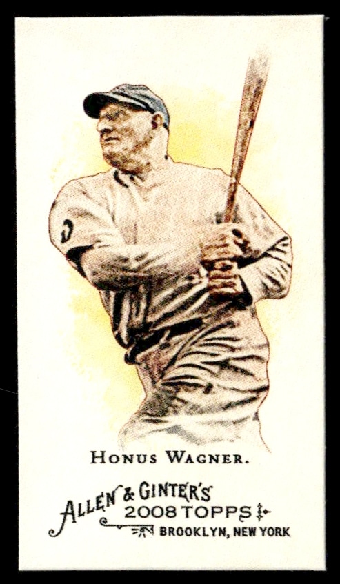 2008 Topps Allen & Ginter Honus Wagner Mini #B16 (Front)