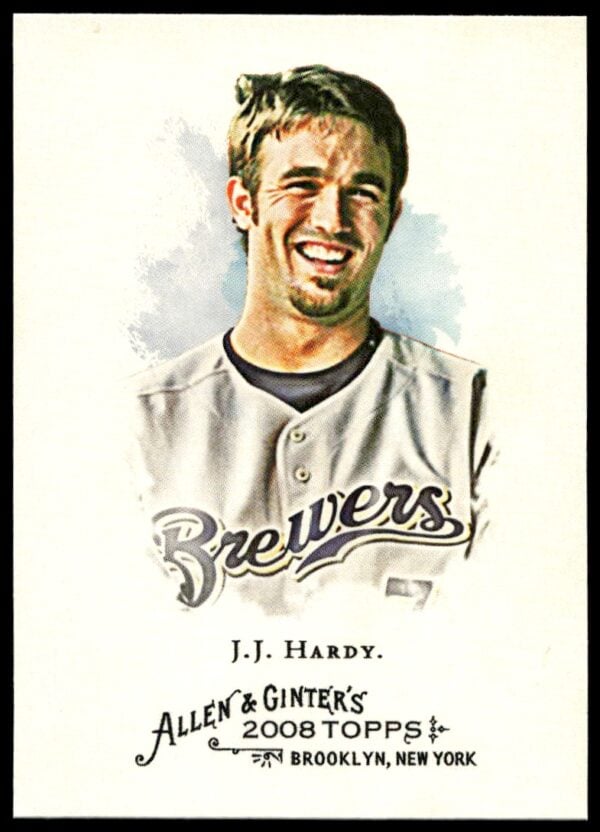 2008 Topps Allen & Ginter J.J. Hardy #143 (Front)