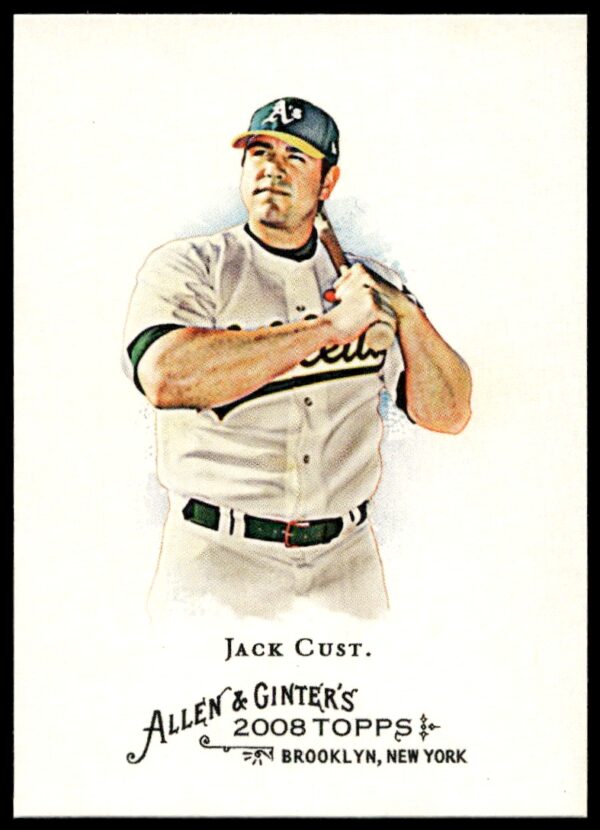 2008 Topps Allen & Ginter Jack Cust #339 (Front)