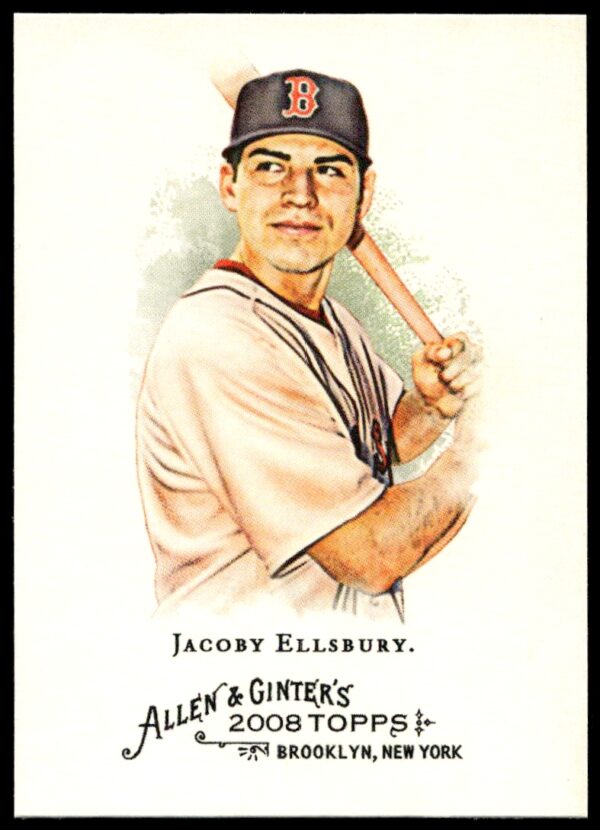 2008 Topps Allen & Ginter Jacoby Ellsbury #63 (Front)