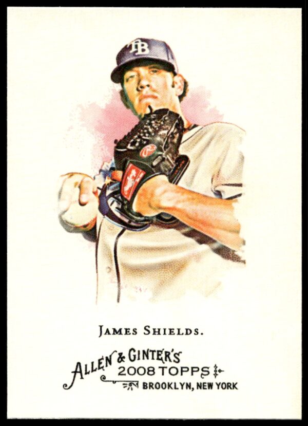 2008 Topps Allen & Ginter James Shields #159 (Front)