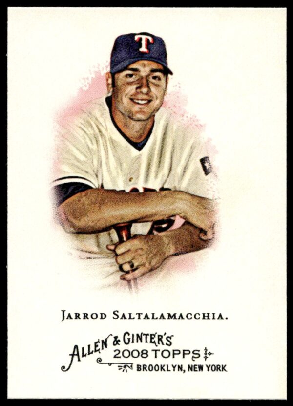 2008 Topps Allen & Ginter Jarrod Saltalamacchia #186 (Front)