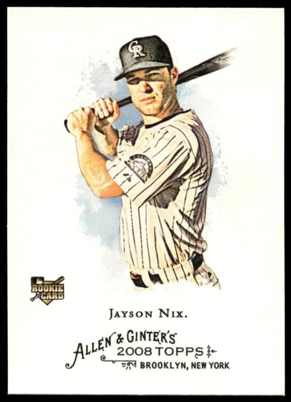 2008 Topps Allen & Ginter Jayson Nix #82 (Front)