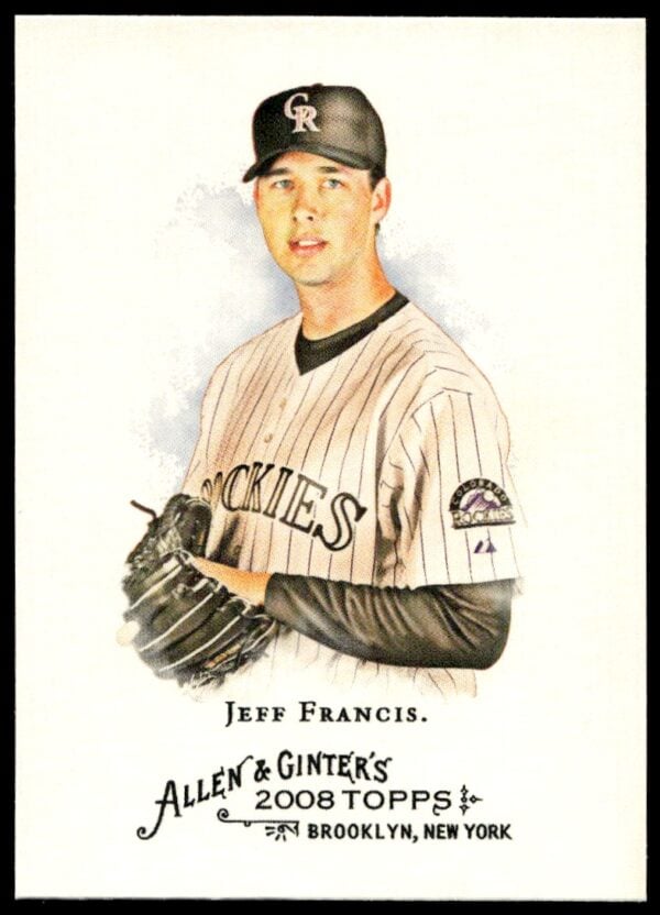 2008 Topps Allen & Ginter Jeff Francis #97 (Front)