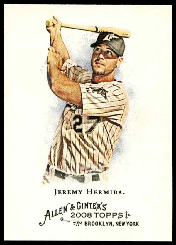 2008 Topps Allen & Ginter Jeremy Hermida #163 (Front)