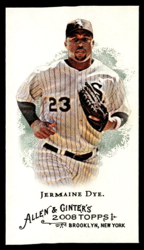 2008 Topps Allen & Ginter Jermaine Dye Mini #141 (Front)