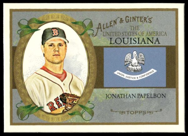 2008 Topps Allen & Ginter Jonathan Papelbon United States #US18 (Front)