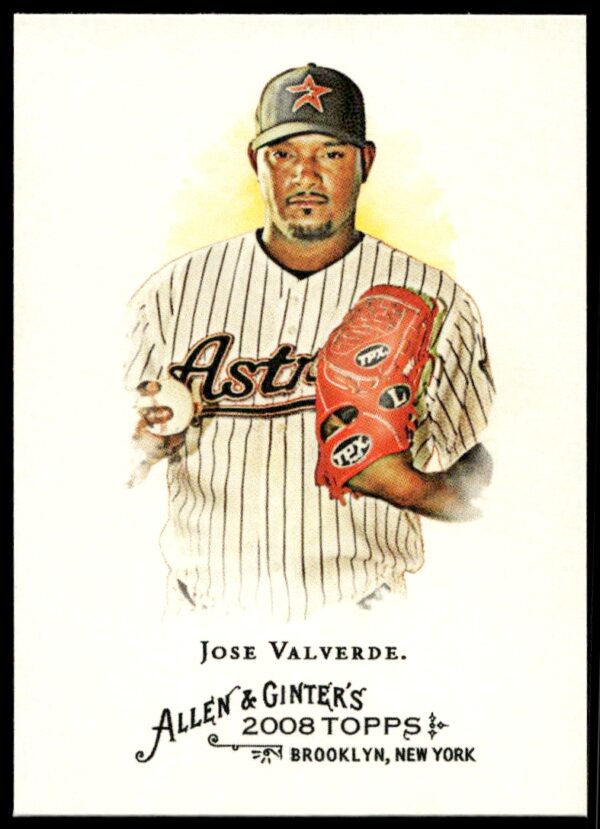 2008 Topps Allen & Ginter Jose Valverde #174 (Front)