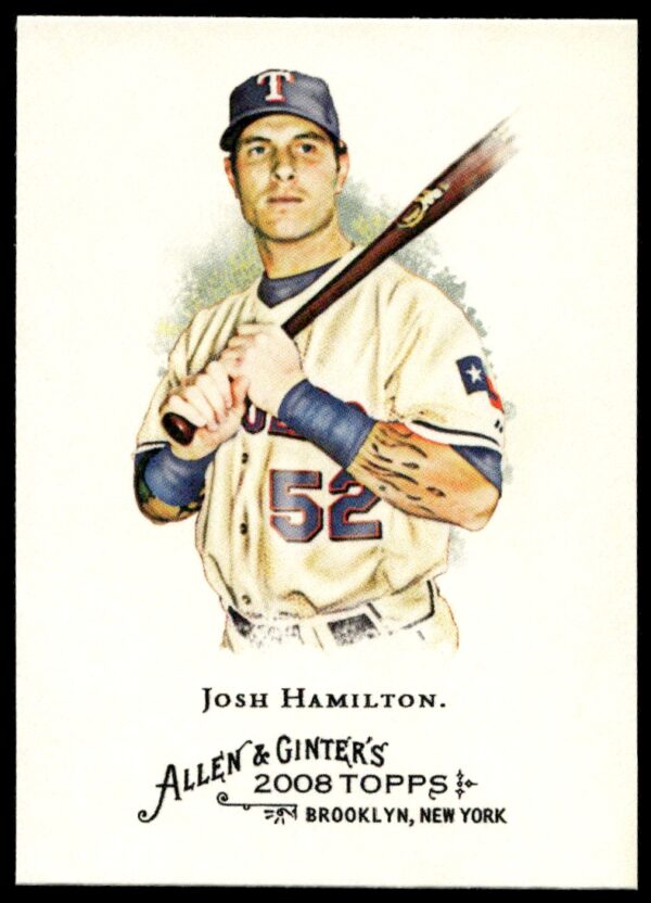 2008 Topps Allen & Ginter Josh Hamilton #211 (Front)