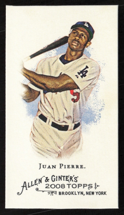 2008 Topps Allen & Ginter Juan Pierre Mini #2 (Front)