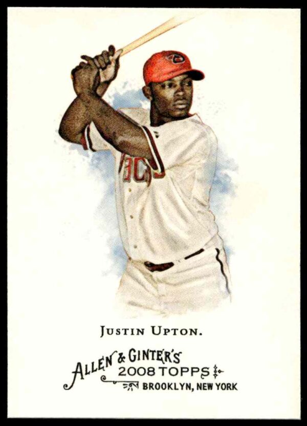 2008 Topps Allen & Ginter Justin Upton #40 (Front)