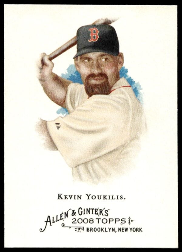 2008 Topps Allen & Ginter Kevin Youkilis #350 (Front)