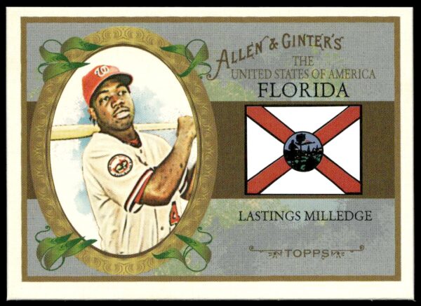 2008 Topps Allen & Ginter Lastings Milledge United States #US9 (Front)
