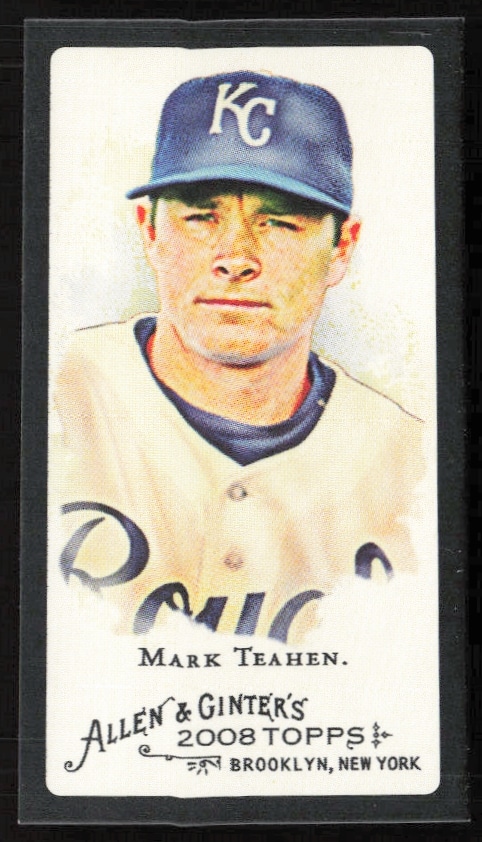 2008 Topps Allen & Ginter Mark Teahen Mini #244 (Front)