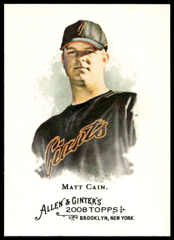 2008 Topps Allen & Ginter Matt Cain #251 (Front)