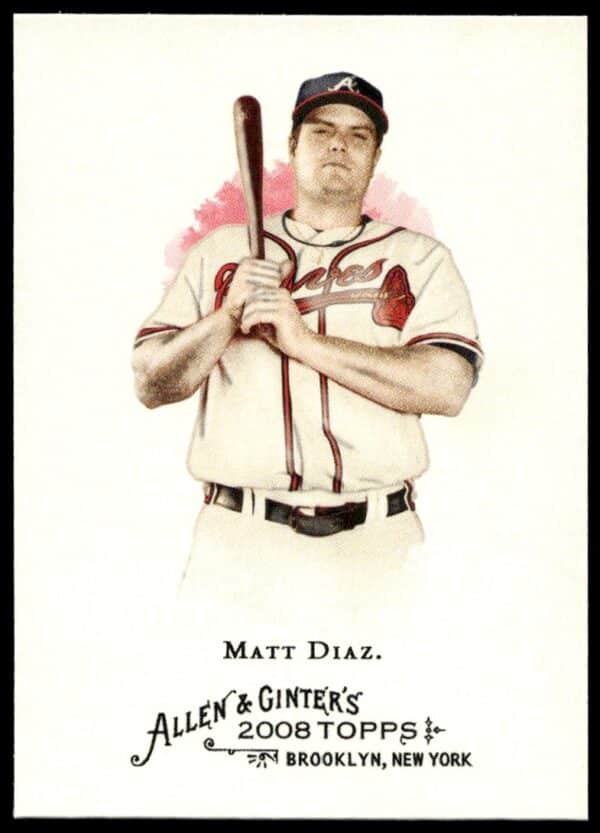 2008 Topps Allen & Ginter Matt Diaz #344 (Front)