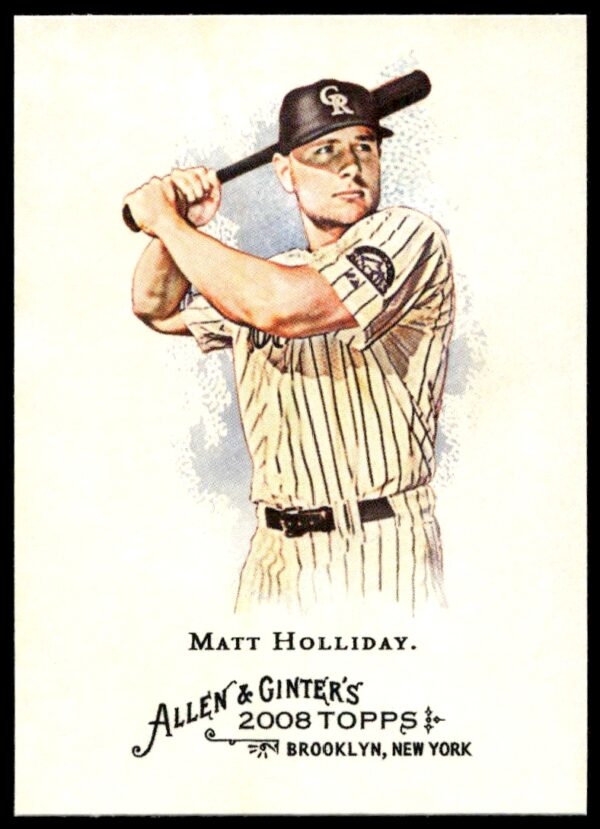 2008 Topps Allen & Ginter Matt Holliday United States #US36 (Front)