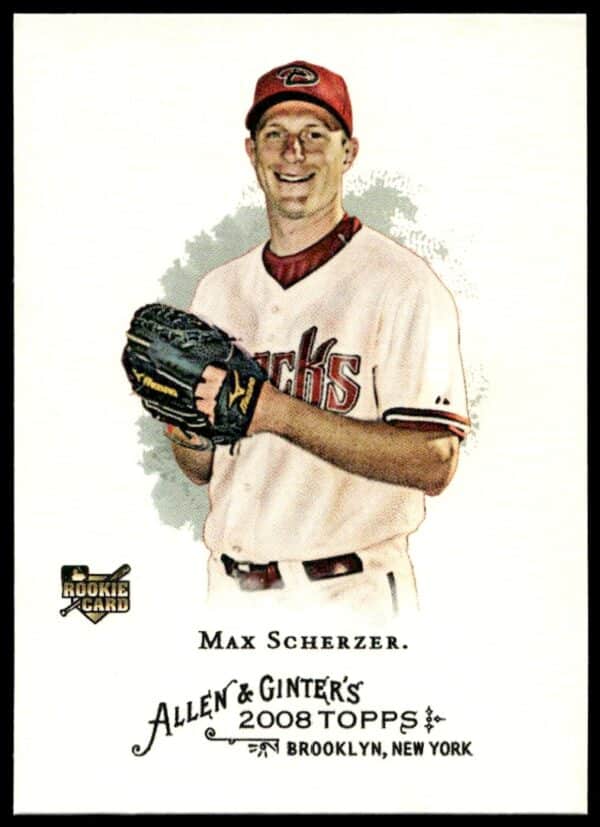 2008 Topps Allen & Ginter Max Scherzer #297 (Front)