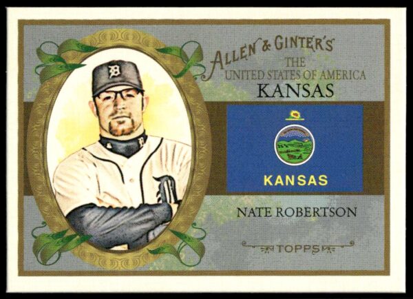 2008 Topps Allen & Ginter Nate Robertson United States #US16 (Front)