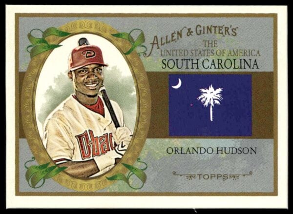 2008 Topps Allen & Ginter Orlando Hudson United States #US40 (Front)