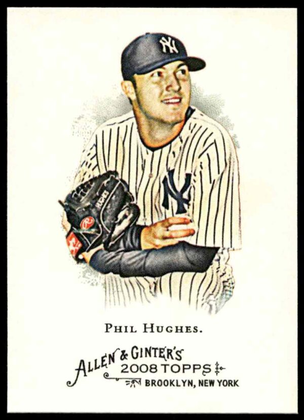 2008 Topps Allen & Ginter Phil Hughes #335 (Front)